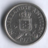 Монета 10 центов. 1971 год, Нидерландские Антильские острова.