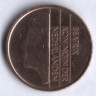 Монета 5 центов. 1996 год, Нидерланды.
