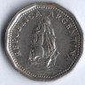 Монета 5 песо. 1968 год, Аргентина.