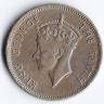 Монета 1 шиллинг. 1952 год, Южная Родезия.