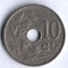 Монета 10 сантимов. 1922 год, Бельгия (Belgie).