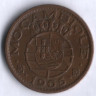 Монета 1 эскудо. 1965 год, Мозамбик (колония Португалии).