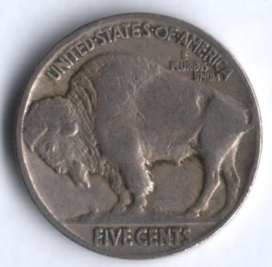 5 центов. 1936 год, США.
