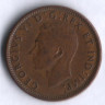 Монета 1 цент. 1944 год, Канада.