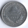 Монета 500 кордоб. 1987 год, Никарагуа.