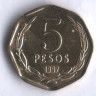 5 песо. 1997 год, Чили.