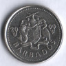 Монета 10 центов. 2000 год, Барбадос.
