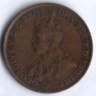 Монета 1 пенни. 1934(m) год, Австралия.