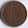 Монета 1 цент. 1946 год, Канада.