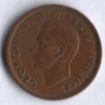 Монета 1 цент. 1946 год, Канада.