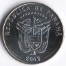 Монета 1/4 бальбоа. 2018 год, Панама.