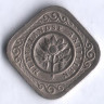 Монета 5 центов. 1967 год, Нидерландские Антильские острова.