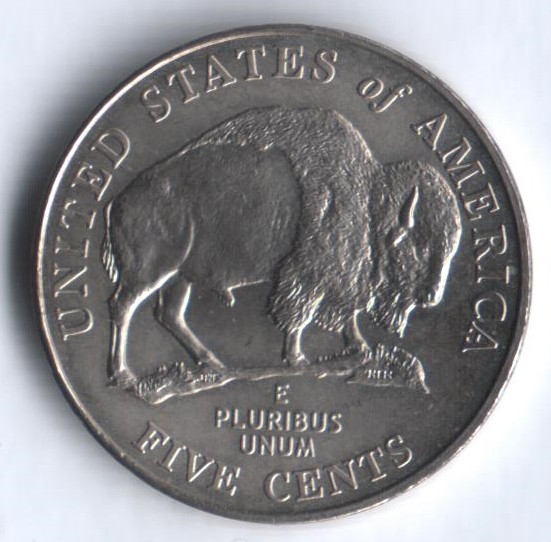 5 центов. 2005 (P) год, США. Бизон.
