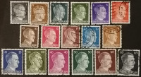 Набор почтовых марок  (17 шт.). "Адольф Гитлер". 1941 год, Германский Рейх.