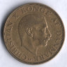 Монета 1 крона. 1947 год, Дания. N;S.