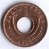 Монета 1 цент. 1962(H) год, Британская Восточная Африка.