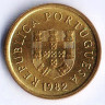Монета 1 эскудо. 1982 год, Португалия.