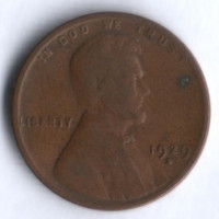 1 цент. 1929(D) год, США.