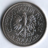 Монета 20000 злотых. 1994 год, Польша. Варшавский монетный двор.