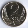 Монета 2 злотых. 1988 год, Польша.
