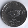 Монета 200 шиллингов. 2003 год, Уганда.