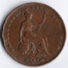 1 пенни. 1855 год, Великобритания.