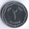 Монета 2 сантима. 1964 год, Алжир.