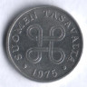 1 пенни. 1975 год, Финляндия.