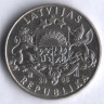 Монета 1 лат. 2008 год, Латвия.