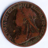 Монета 1 пенни. 1899 год, Великобритания.