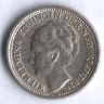 Монета 10 центов. 1937 год, Нидерланды.