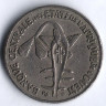 Монета 50 франков. 1989 год, Западно-Африканские Штаты.