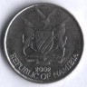 Монета 10 центов. 2002 год, Намибия.
