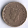 Монета 5 центов. 1949 год, Гонконг.