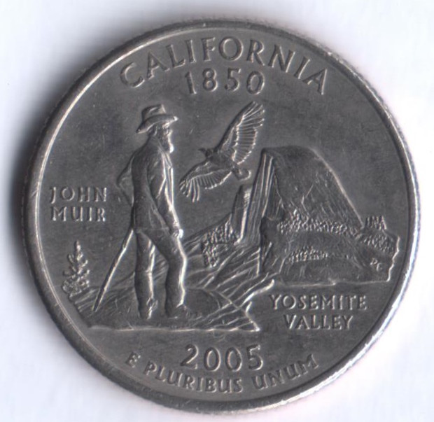 25 центов. 2005(P) год, США. Калифорния.