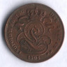Монета 1 сантим. 1901 год, Бельгия (Der Belgen).