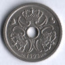 Монета 1 крона. 1993 год, Дания. LG;JP;A.