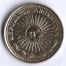 Монета 10 песо. 1977 год, Аргентина.