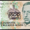 Банкнота 500 крузейро. 1990 год, Бразилия. Серия 