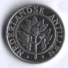Монета 10 центов. 1992 год, Нидерландские Антильские острова.