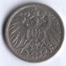 Монета 10 пфеннигов. 1913 год (A), Германская империя.