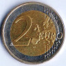 Монета 2 евро. 2013(D) год, Германия. 50-летие Елисейского договора.