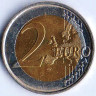 Монета 2 евро. 2016 год, Испания. Старинный город Сеговия.