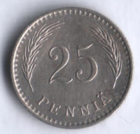25 пенни. 1939 год, Финляндия.