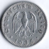 Монета 50 рейхспфеннигов. 1935 год (J), Третий Рейх.