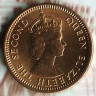 Монета 5 центов. 1972 год 