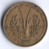 Монета 5 франков. 2009 год, Западно-Африканские Штаты.