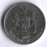Монета 5 центов. 2007 год, Намибия.