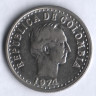 Монета 20 сентаво. 1974 год, Колумбия.