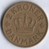 Монета 2 кроны. 1940 год, Дания. N;GJ.